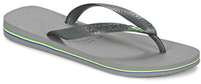 Havaianas Unisex Brasil, Steel Grey, 7.5/8