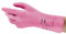 Ansell AlphaTec 87-085 Multipurpose Latex Gloves with Long Cuff, Chemical Protection and Food Safety, Reusable Kitchen Gloves, Household Cleaning and Dishwashing, Pink, Size L (12 Pairs)