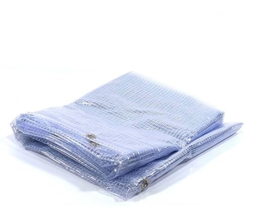 TECPLAST Bâche Serre 3,8x9 m SP400SE - Garantie 5 ans - Bâche Armée Transparente étanche pour Serre - Made in France