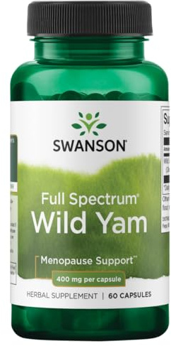 Swanson Full Spectrum Wild Yam 400 Milligrams 60 Capsules