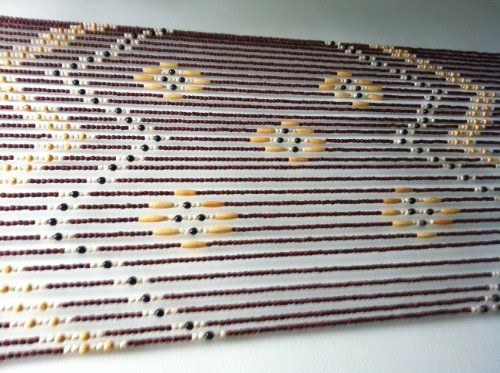 Beaded Door Curtain - Wooden Bead & Bamboo