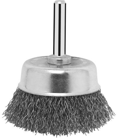 Bosch 2609256515 6mm Diameter 50mm Wire Cup Brush Crimped Wire Shank