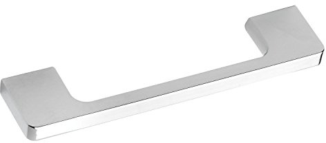SIRO Griff Nestor LA 128 mm, Breite 140 mm, ZN verchromt poliert