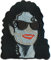 Jacko Michael Jackson Momorbilia King of Pop Kopf Head Aufnäher Abzeichen Patch