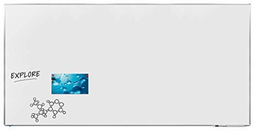 Legamaster 7-101076 Whiteboard Premium Plus, e3-Emaille, 240 x 120 cm