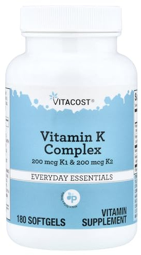 Vitacost Vitamin K Complex, 180 Softgels