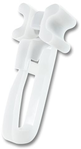 100 Stck. X-Gleiter/Gardinengleiter/Faltengleiter mit Faltenlegehaken für Gardinenschienen und Innenlaufschienen, Laufnut 5,5 – 6,8 mm