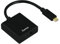 Hama USB-C Adapter auf DisplayPort (Anschluss von Geräten mit USB 3.1 Type-C und Thunderbolt 3 an Display Port 1.2 Monitore/TV/Beamer, Ultra HD, 4k, vergoldeter Stecker) schwarz