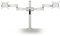 Metalicon PMA522-WH Kardo Pole Mounted Monitor Arms for Twin Screens - White