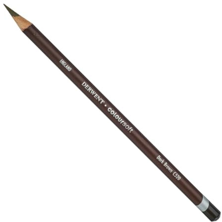 Derwent C520 Coloursoft Pencil - Dark Brown