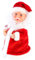 infactory Weihnachtsmann beweglich: Singender, Tanzender Weihnachtsmann Rocking Santa, 16 cm (Singender Nikolaus, Swinging Santa, Weihnachten)