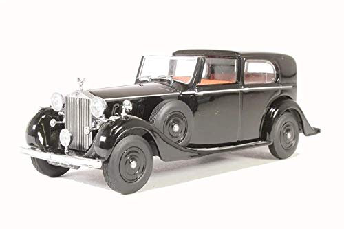 Rolls Royce Phantom III Sedanca de Ville Mulliner, schwarz, RHD, 0, Modellauto, Fertigmodell, Oxford 1:43