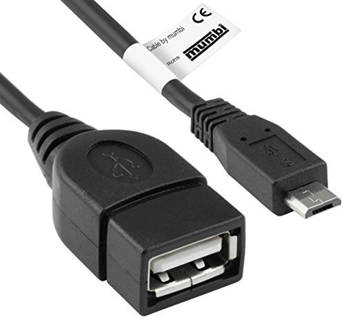 mumbi 23361 OTG Host Adapter Kabel Micro USB-Stecker auf USB Buchse