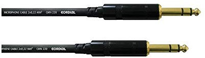 Cordial Klinke 6,3mm stereo/Klinke 6,3mm stereo CFM 9,0 VV