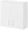FACKELMANN Hängeschrank Atlanta/Schrank mit gedämpften Scharniere/Maße (B x H x T): ca. 60,5 x 68 x 32,5 cm/hochwertiger Schrank fürs Badezimmer mit 2 Türen/Korpus: Weiß/Front: Weiß