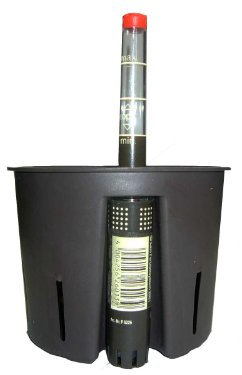 Set 2 teilig für Hydrokultur besteht aus Kulturtopf Ø 28 H 19 cm Wasserstandsanzeiger