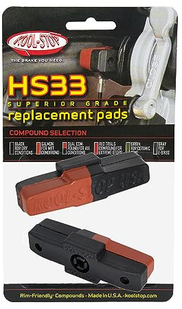 Kool Stop Bremsschuh-03177672 Bremsschuh Schwarz,Orange Einheitsgröße