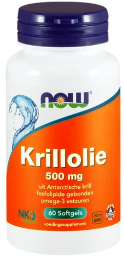 Now - Now Nahrungsergänzungsmittel mit Krillöl 500mg Kapsel - 60 Kapseln