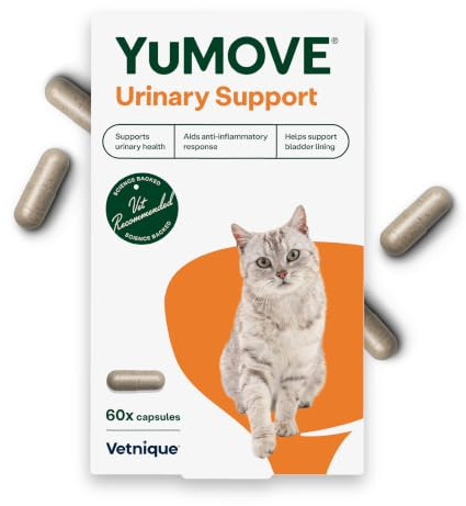 YuMOVE Urinary Care Supplements for Adult Cats, Urinary and Bladder Support with Natural Ingredients, 30 Sprinkle Capsules