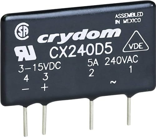 Crydom Halbleiterrelais CX240D5 5 A Schaltspannung (max.): 280 V/AC Nullspannungsschaltend 1 St.