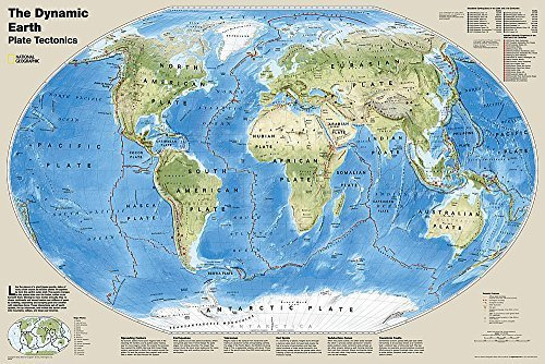 The Dynamic Earth, Plate Tectonics [Laminated] (National Geographic Reference Map) by National Geographic Maps - Reference (2011-08-22)