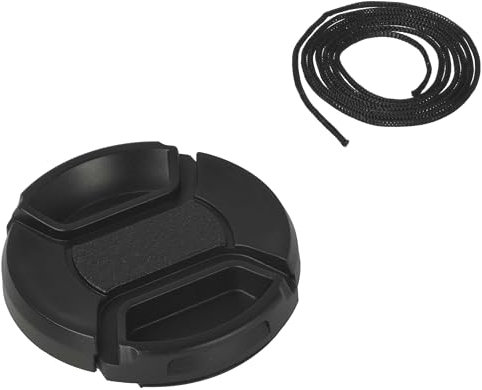 vhbw Bouchon d'objectif Compatible avec Panasonic Leica DG Summilux 1,4/25mm Asph., DG Summilux 15 mm F1.7 Asph Appareil Photo - Plastique, Noir, 46mm