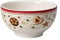 Villeroy & Boch Winter Bakery Delight Bol avec motifs étoiles filantes, Porcelaine Premium, Blanc/Rouge