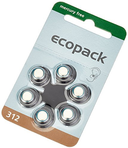 Hörgerätebatterien Ecopack 312