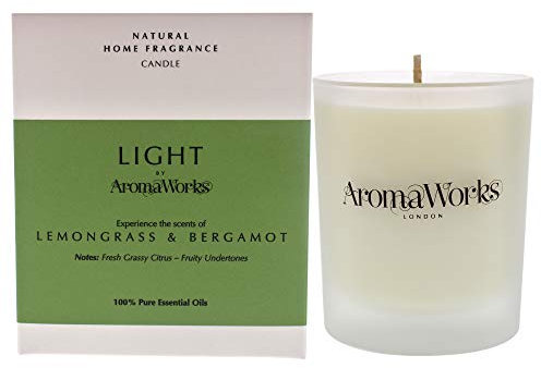Aromaworks Light 30cl Candle, Lemongrass & Bergamot