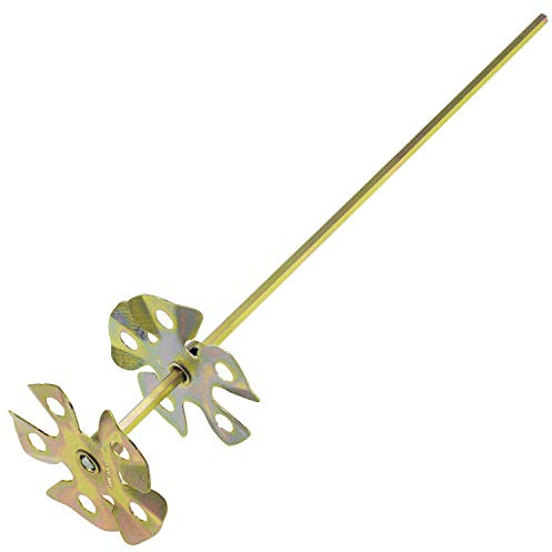 Kraft Tool DC304 Spiffy Mixer 24-Inch Shaft with 2 Welded Wheels