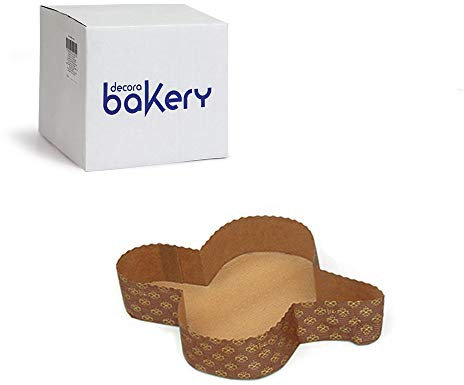 Decora 0320199 Confezione Forme Colombe, 1Kg-100, Carta di cellulosa, Marrone, 1000 g-100 Pezzi
