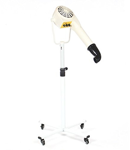 Pedigroom dog grooming mobile portable pet fur dryer with stand blaster white