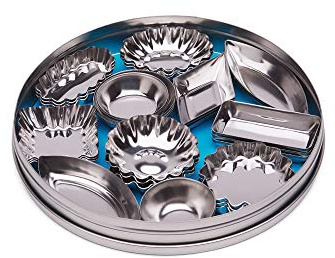 Fox Run 3620 Mini Tartlet Set, Tin Plated Steel, 36-Piece