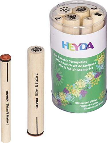 Mix & Match Stempelset 'Blüten und Blätter' 7-teilig