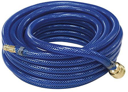 ELMAG Druckluftschlauchset 10 m Perlonarmiert, 6 x 12 mm, Transparent, 42100