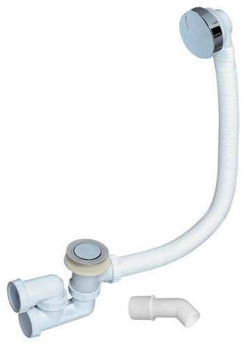 Siphon de baignoire automatique chromé « STANDARD »