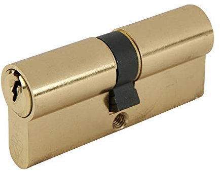 Yale Locks X6 Cylindre de serrure Double profil Certifié Kitemark Laiton poli Visi 30 x 10 x 30 mm (Import Grande Bretagne)