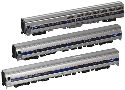 Kato (USA) 106-6286 Amfleet Viewliner Intercity Express Ph IV 3 Auto-Set