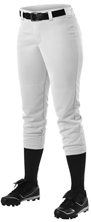 Alleson Athletic Fastpitch/Softball Belt Loop Pant - Pantalon Fastpitch/Softball avec Passant de Ceinture. - Pantalon Fastpitch/Softball avec Passant de Ceinture - Femme