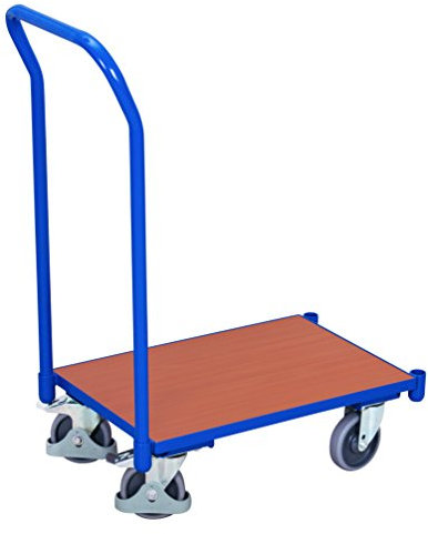 Cordes sw-410.039 Euro-System-Roller mit Boden und Schiebebügel, Blau
