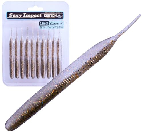 Keitech Sexy Impact 3,8 Crystal Shad