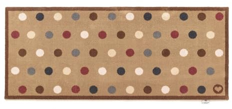 65cm x 150cm HUG RUG (spot 10 design) machine washable doormat dirt trapper absorber