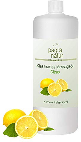pagra natur Klassisches Massageöl-citrus, 1l