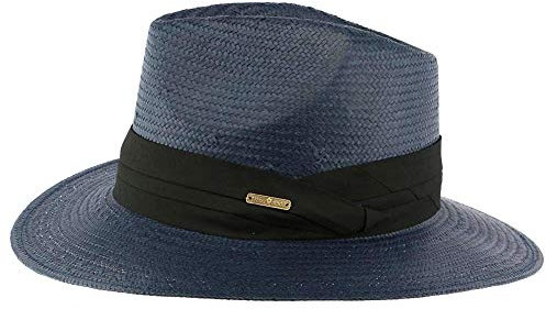 Léon montane Chapeau de Paille Bleu Marine Théo - Mixte