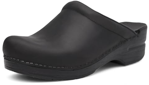 Dansko Sonja Mule da Donna, Oliato Nero, 41/42 EU