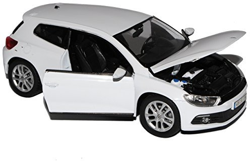 VW Volkswagen Scirocco Weiss Coupe 1/24 Welly Modellauto Modell Auto
