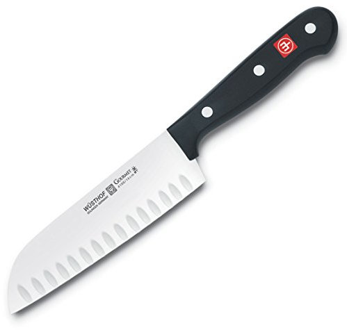 Wusthof Gourmet - Santoku, bordo cavo, 12,7 cm