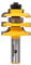 Yonico 12119 - Stacked Rail and Stile Router Bit, Cove - Stock Size: 3/4 to 7/8 - 1/2 Shank