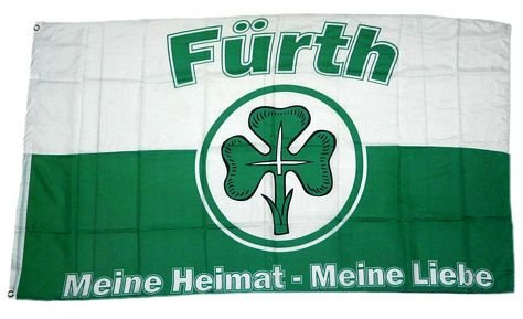 Fahne/Flagge Fußball Fürth 90 x 150 cm