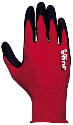 Juba eco-nit foam - Juego guantes nylon nitrilo talla 6 negro